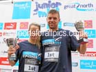 Danielle Hodgkinson and Marc Fenwick winners of the BUPA Great North 5k. Photo: David T. Hewitson/Sports for All Pics